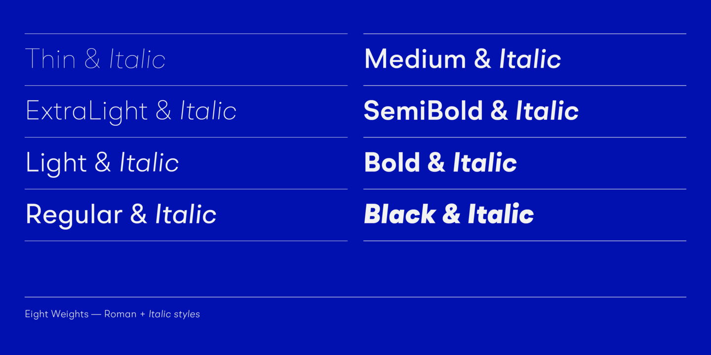 Пример шрифта BR Omega Italic